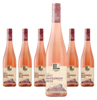 6 x Markgräflich Badisches Weinhaus Elfhundertzwölf Spätburgunder Rosé – 2025