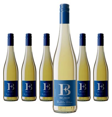 6 x Emil Bauer Bubbles Blanc alkoholfrei – 2023