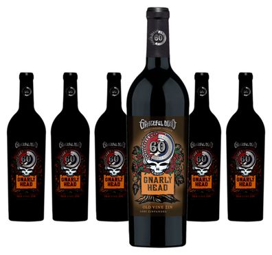 6 x Delicato Family Wines Gnarly Head Grateful Dead Old Vine Zinfandel – 2023