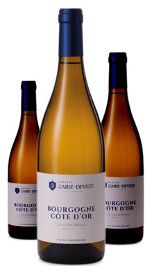 3 x Domaine Caire-Deveze Bourgogne Côte d'Or Chardonnay – 2023