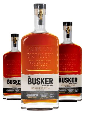 3 x Royal Oak Distillery The BuskerSmall Batch Pot Still 2nd