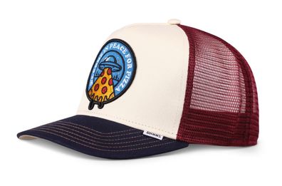 DJINNS Trucker Cap HFT Food Peace Pizza Fossil