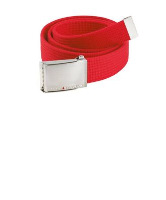 Musto Seglergürtel Evolution Belt Rot Baumwolle Metallschnalle
