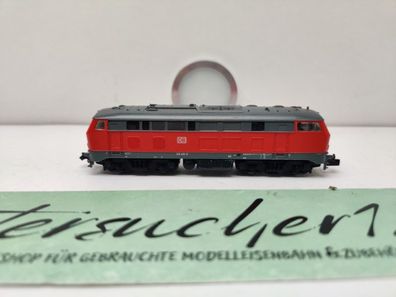 Fleischmann N DC 7237 / BR218 410-9 Diesellok / Rot / DB / Analog