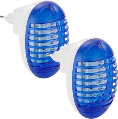 NEU 2er Set UV Mückenstecker giftfrei für Steckdose Insekten Wohnung Wohnwagen
