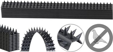 NEU 12er Set Vogelabwehr Tierabwehr Spikes für Zaun Fensterbank Balkon Auto Maus