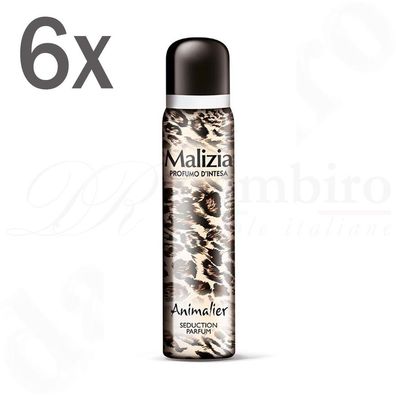 Malizia DONNA Animalier deo 6x 100 ml