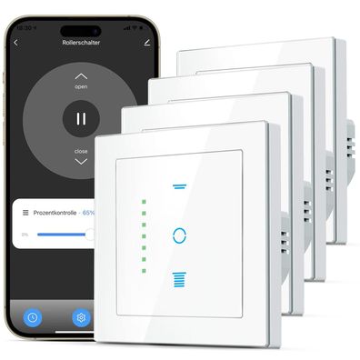 WLAN Rollladenschalter Smart Jalousien Zeitschaltuhr 3 Stueck Alexa
