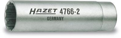 HAZET Zündkerzenschlüssel 3/8" Antrieb, mit Kronen Länge: 64 mm,