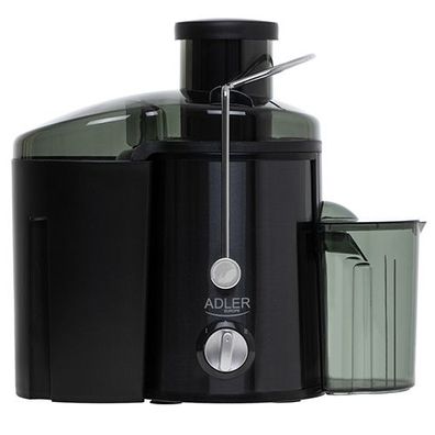 Adler AD 4132 Entsafter 600 W mit Einfüllöffnung - 1,5 L aus Edelstahl, Schwarz
