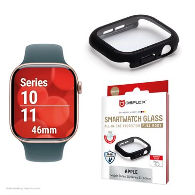 Displex Full Body Apple Series 10/11, 46mm, black