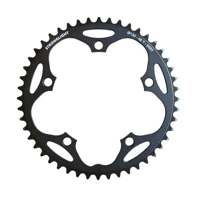 Stronglight Kettenblatt Road Type 130mm LK 48 Zähne 5-Arm außen 9/10fach schwarz