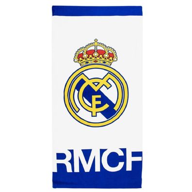 Real Madrid Badetuch Strandtuch 140x70 cm Polyester Handtuch für Fitness, Sport