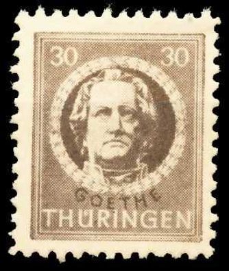 SBZ Thüringen Nr 99AYbz1 postfrisch X67049A