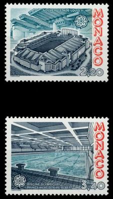 MONACO 1987 Nr 1794-1795 postfrisch X760D1E