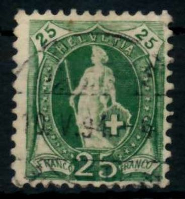 Schweiz ST. HELV Nr 59XCb gestempelt X7469A2