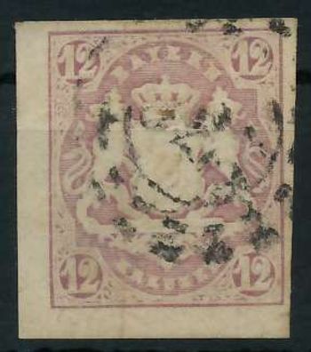 WAPPEN-AUSGABE 1867-1868 Nr 18 gestempelt X88FEA2