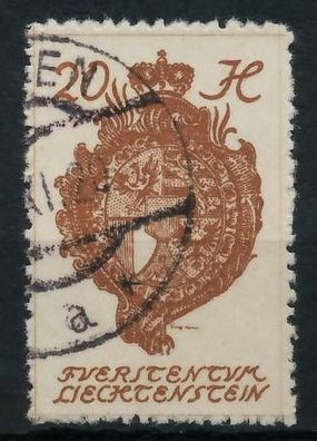 Liechtenstein 1920 Nr 28 gestempelt X1398D6