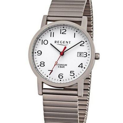 Regent - F-1436 - Armbanduhr - Titanuhr - Herren