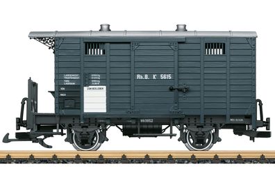 LGB 45302 Gedeckter Güterwagen RhB Spur 2m