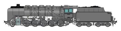 Spur1at 11127 Dampflok BR 44 058 DRG II Fotolackierung Spur 1