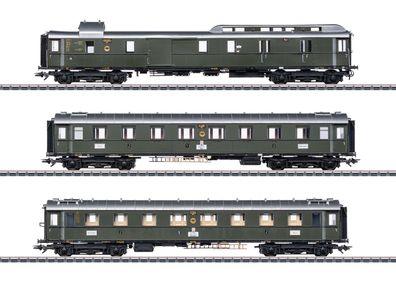 Maerklin 42490 Wagen-Set PwPost4ü-28 DRG Spur H0