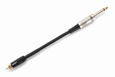 Mogami -2549- HighEnd Audio-Kabeladapter - Cinchstecker auf Klinkenstecker 6,3mm