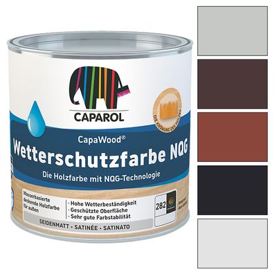 Caparol Capawood Wetterschutzfarbe NQG 0.7 LTR Holzfarbe Aussenfarbe