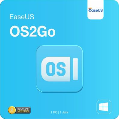 EaseUS OS2Go Professional / Windows / 1 PC / 1 Jahr / KEY (ESD)
