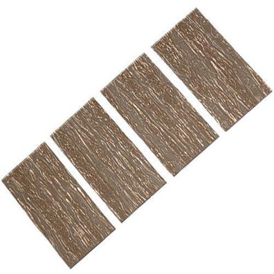 Ersatzglas strukturiert Ersatzglasscheibe 127mmx 63mm x 4mm * 4 Stück strukturiert