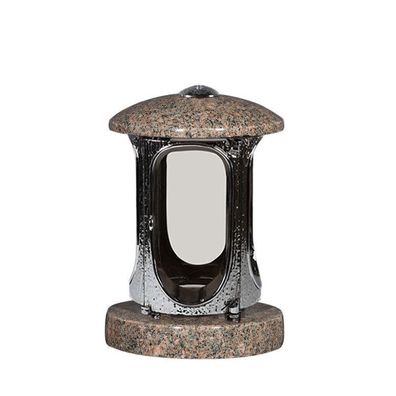 Grablampe Grab lampe Granit Bohus Grabl aterne Grabschmuck Friedhof Urnengrab