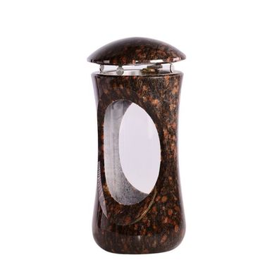 Grablaterne Grablicht Friedhofslaterne Grab lampe Granit aus Ruby star Friedhof