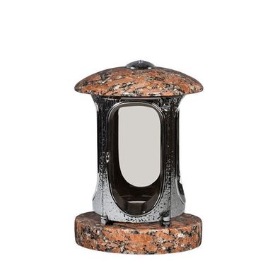 Grablicht Grab lampe Granit Grableuchte Kapustino Ersatzgläser Grabschmuck Edel