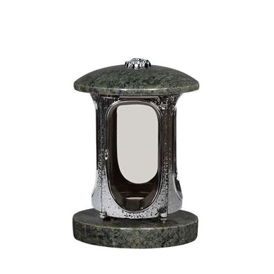 Grab-laterne Grab-lampe Grabschmuck Granit verde bahia