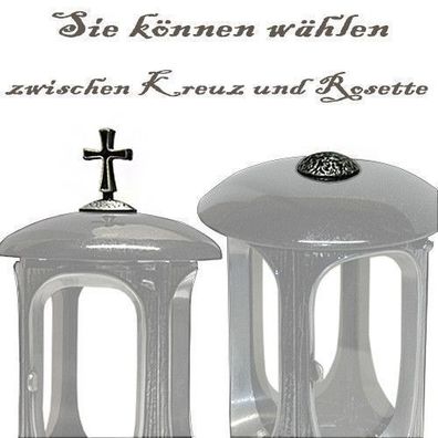 Grabschmuck-Set Grab-lampe Grabvase Set Vase + Grab-licht aus Granit schlesisch