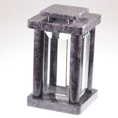 Grablampe Granit Friedhofslaterne Grablaterne Grablicht aus Granit Orion Orion