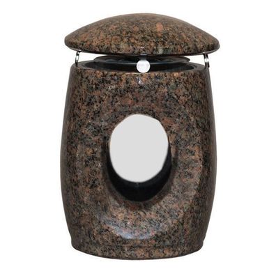 Grablampe Friedhofslaterne Granit Grableuchte Bohus Grabschmuck Friedhof Design