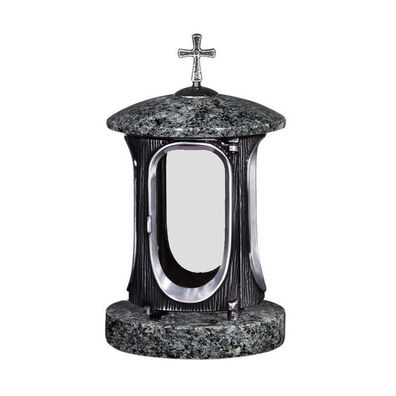 Grablampe Granitlaterne Grableuchte Granit Azul Noche