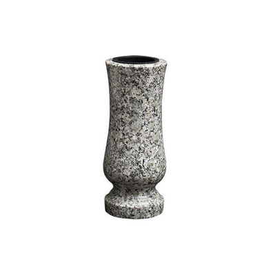 Grabvase Friedhofsvase Urnengrab Grabvase aus Granit Schlesisch 20cm