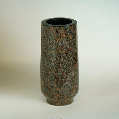Grabvase Blumenvase Friedhofvase Granit Vase BOHUS Grabschmuck Friedhof Edel