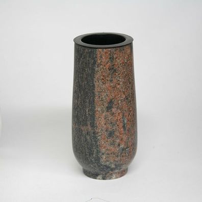 Grabvase Friedhofvase Granit Vase Himalaya Blumenvase * matt*