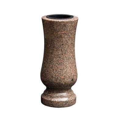 Grabvase Granit Friedhofsvase Vase Granitvase Bohus + 2 Vaseneinsätze