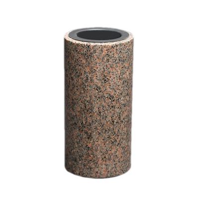 Grabvase Friedhofsvase Granit BOHUS rund 12cm Grabschmuck Friedhof Urnengrab