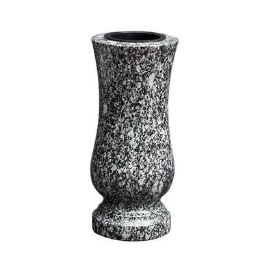 Grabvase Granit Friedhofsvase Grabmalvase XL 27cm x Ø 12cm KOSMIN