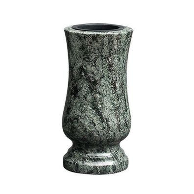 Grabvase Granit Friedhofsvase Grabschmuck XL Grabmalvase XL 27cm x Ø 15cm