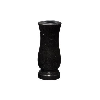 Grabvase Granit Grabmalvase Granitvase aus Granit - Star galaxy 20cm