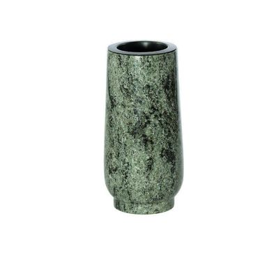Grabvase Granit Grabschmuck Friedhofsvase aus Granit Olive green