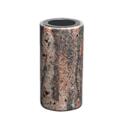 Grabvase Friedhofsvase Granit Himalaya 12cm Grabschmuck Friedhof Urnengrab Edel