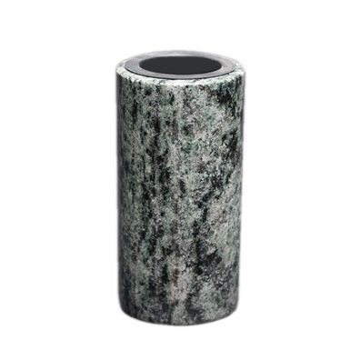 Grabvase Friedhofsvase Granit Olive green rund 12cm Grabschmuck Friedhof Edel