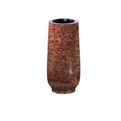 Grabvase Friedhofsvase Urnengrab Granitvase modern Granit 20cm Vanga Grabschmuck